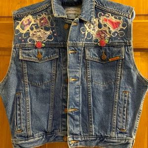 Jordache Jean Vest Size L